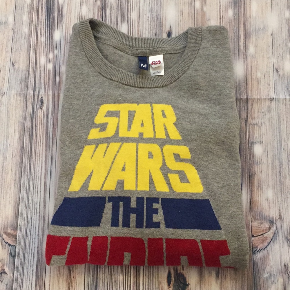"Star Wars The Empire Strikes Back" Gray Sweater